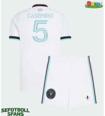 Inter Miami Casemiro #5 Tredjeställ Barn 2026-27 Kortärmad (+ Korta byxor)